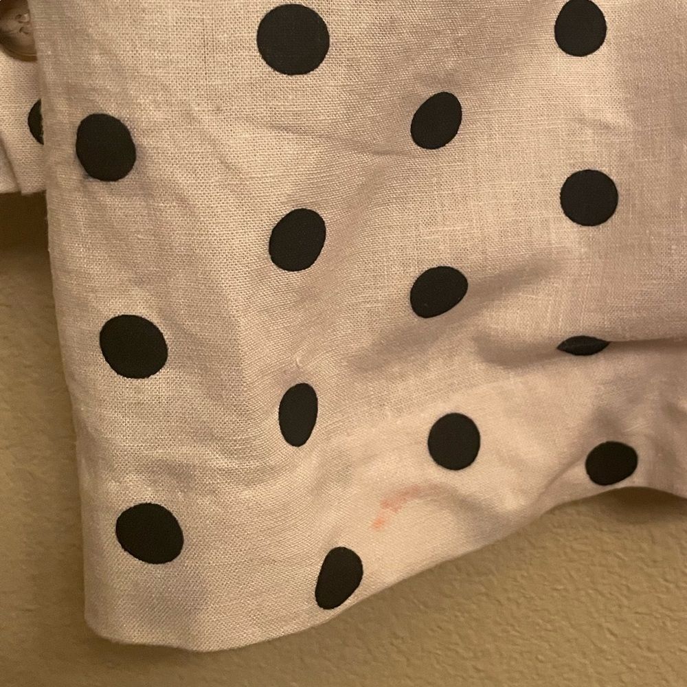 GB Blazer polka dot jacket NWT XL white with black - Picture 7 of 7